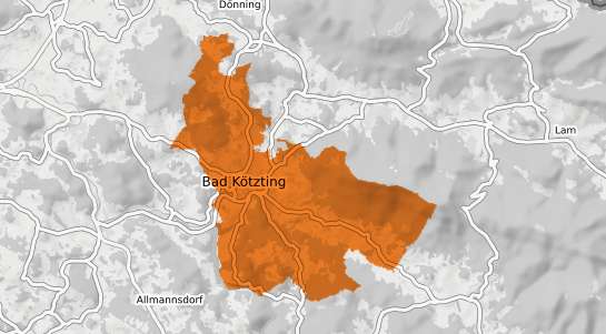 Mietspiegelkarte Bad K&ouml;tzting